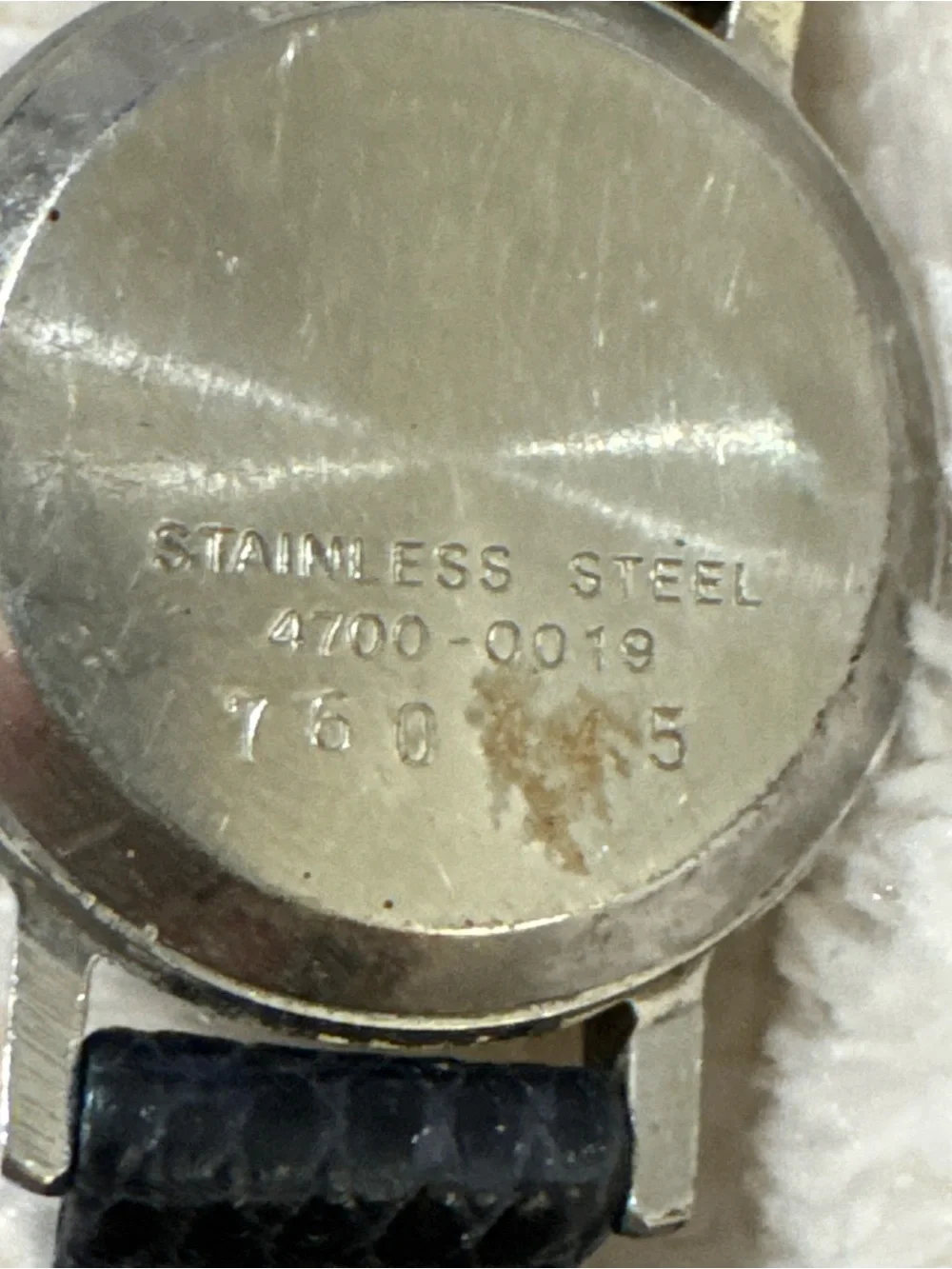 Seiko Silver Dial Watch with Black Leather Strap
